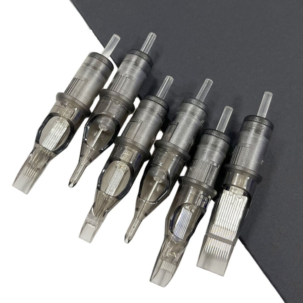 Professional Tattoo Supplies Premium OEM Tattoo Needle Cartridge Stable Plunger Permanent Makeup 1RL Tattoo Needles/