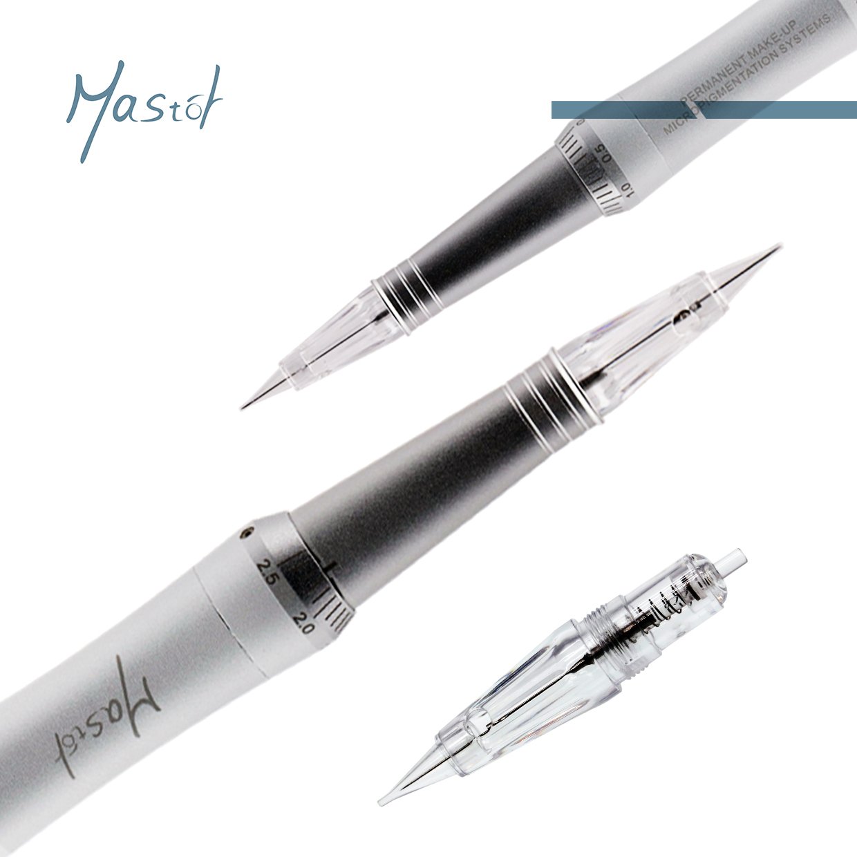 Screw Cartridge Needles Mastor Dermographe Permanent Makeup Tattoo Machine Microblading Tools Set
