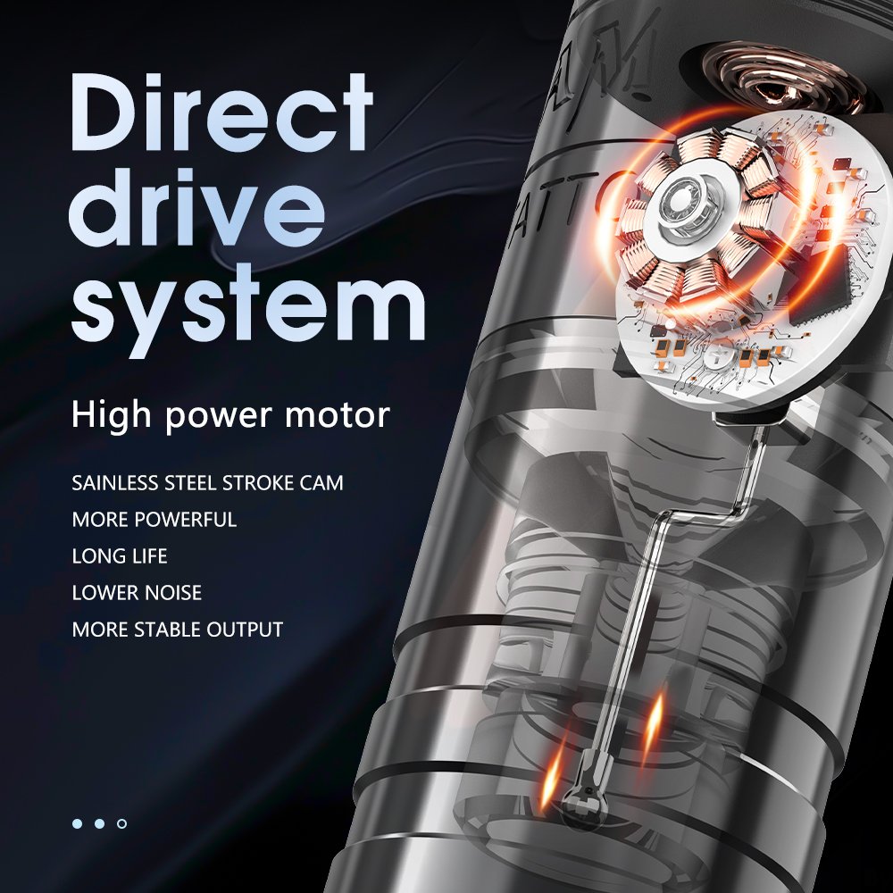 XNET Torped Brushless Motor 2.5mm/3.0mm/3.5mm Stroke Professional Rotary Tattoo Pen Gun Machine for Tattoo Artists Body Art
