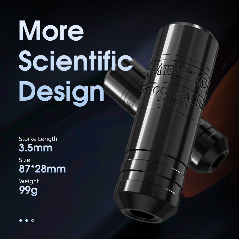 XNET Torped Brushless Motor 2.5mm/3.0mm/3.5mm Stroke Professional Rotary Tattoo Pen Gun Machine for Tattoo Artists Body Art