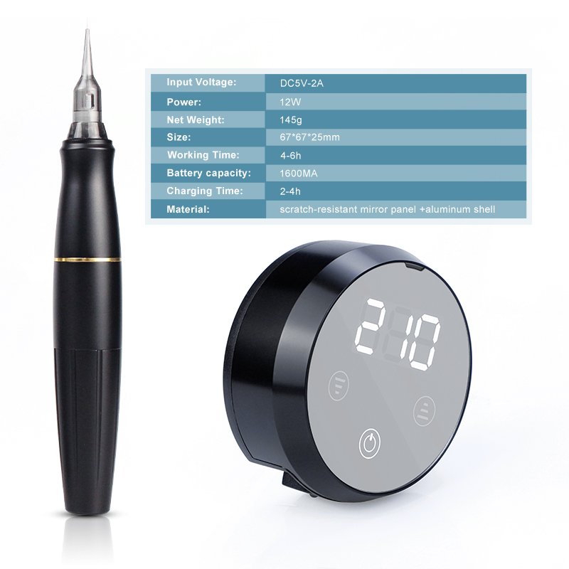 Biomaser Latest P60 PMU Wireless Machine Intelligent Semi Permanent Makeup Machine and Accessories