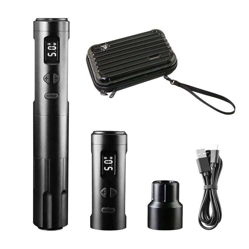 2024 Hot selling lithium battery tattoo pen permanent makeup machine cylinder needle pen