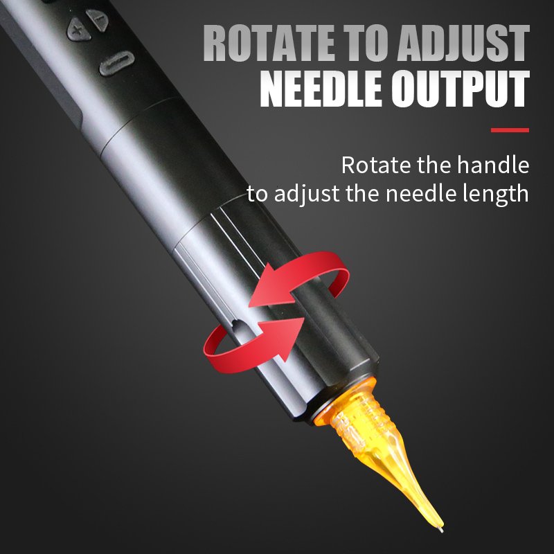 2024 Hot selling lithium battery tattoo pen permanent makeup machine cylinder needle pen