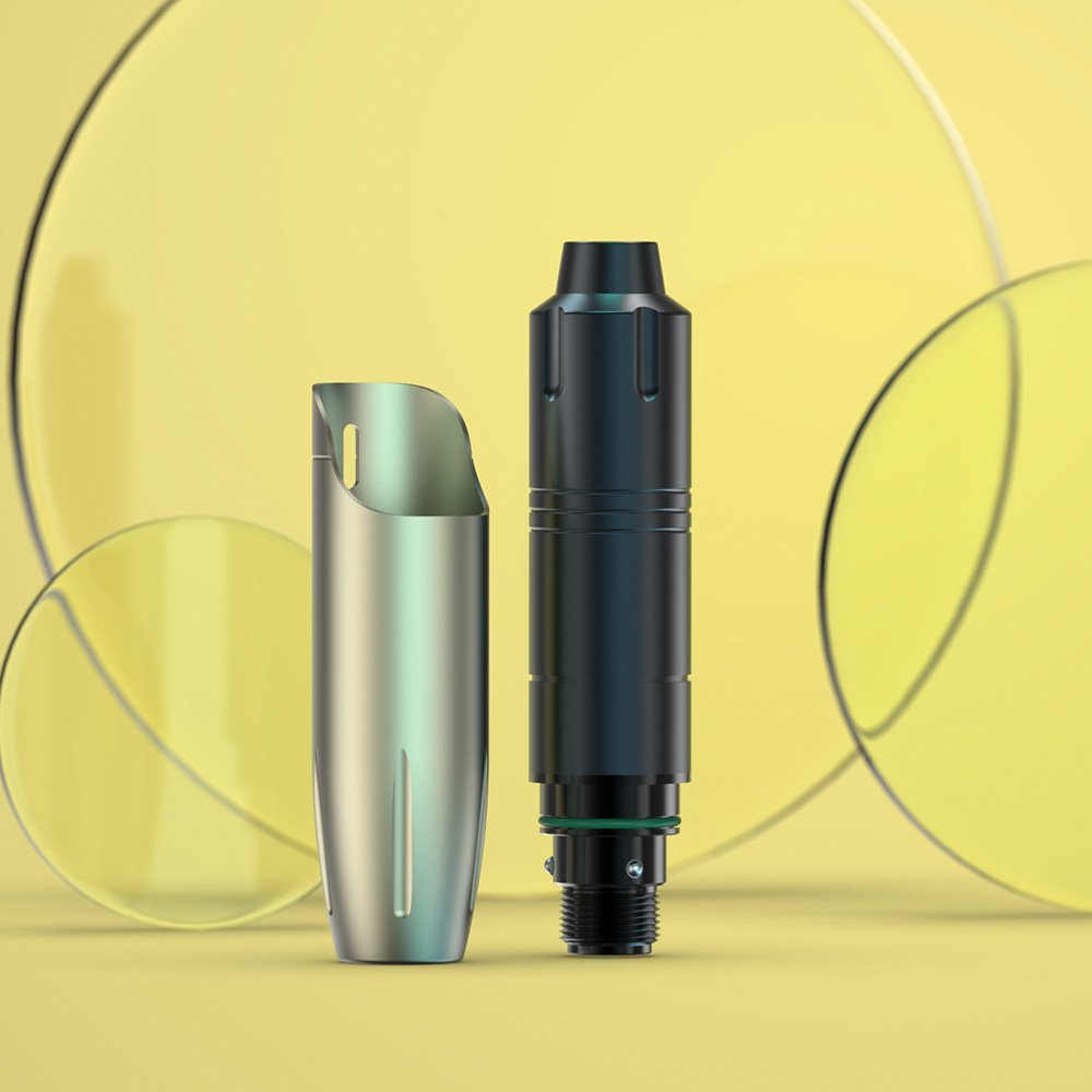 High Quality Tattoo Pen Kit RCA Connector Aluminum Gold Green Rotary Motor Tattoo Machine Gun
