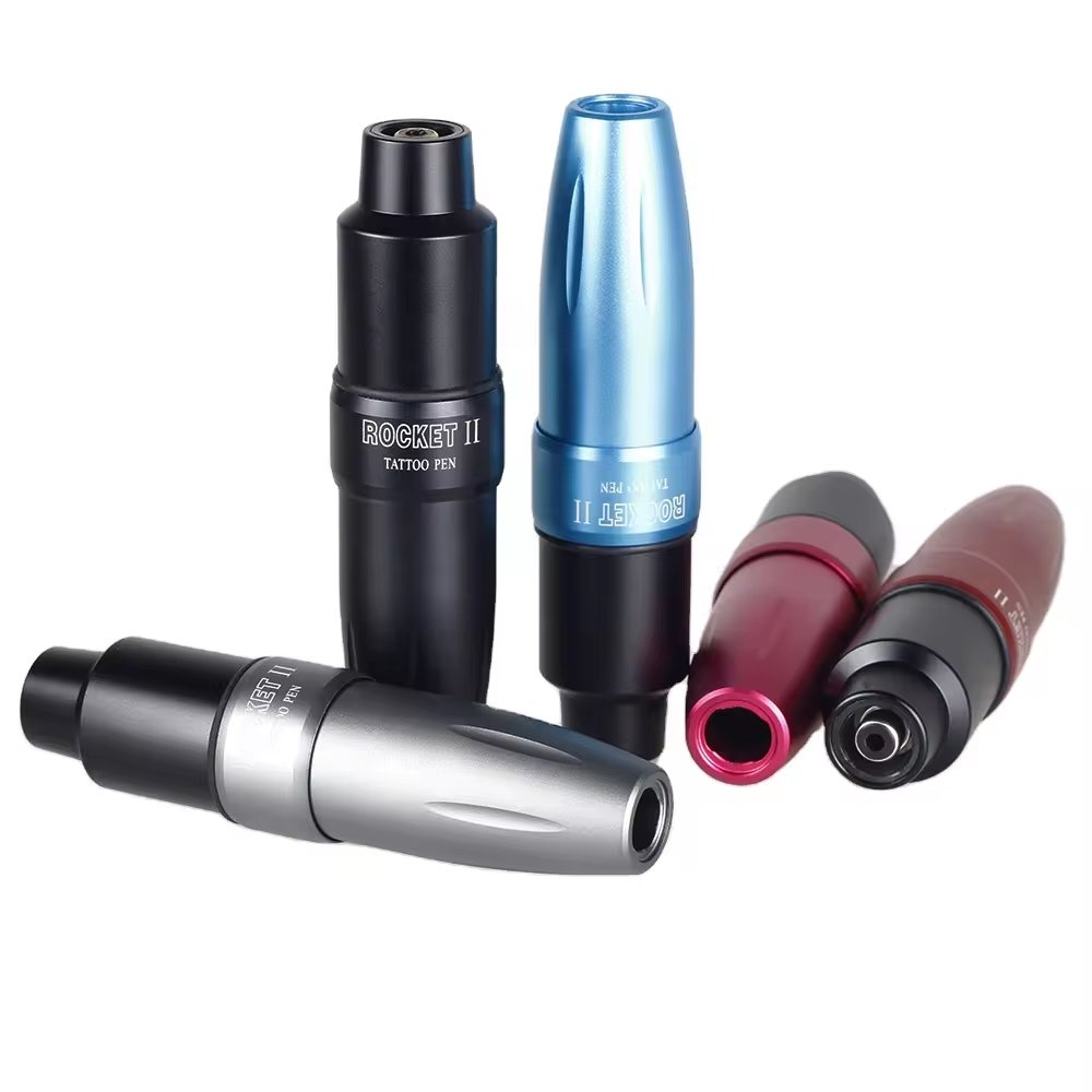 Rocket II Tattoo Pen Machine LED Light RCA Japan Motor Rotary Machine 3.5mm Stroke Tattoo Gun For Permanent Makeup Eyebrow