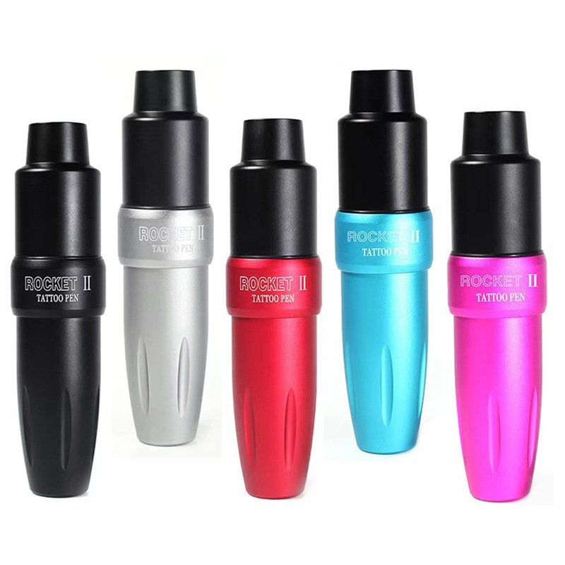 Rocket II Tattoo Pen Machine LED Light RCA Japan Motor Rotary Machine 3.5mm Stroke Tattoo Gun For Permanent Makeup Eyebrow