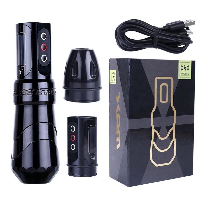 Professional Adjustable Stroke FK MAX Wireless Battery Rotary Custom Pen Type Gun Full Complete Set Kit Wireless Tattoo Machine