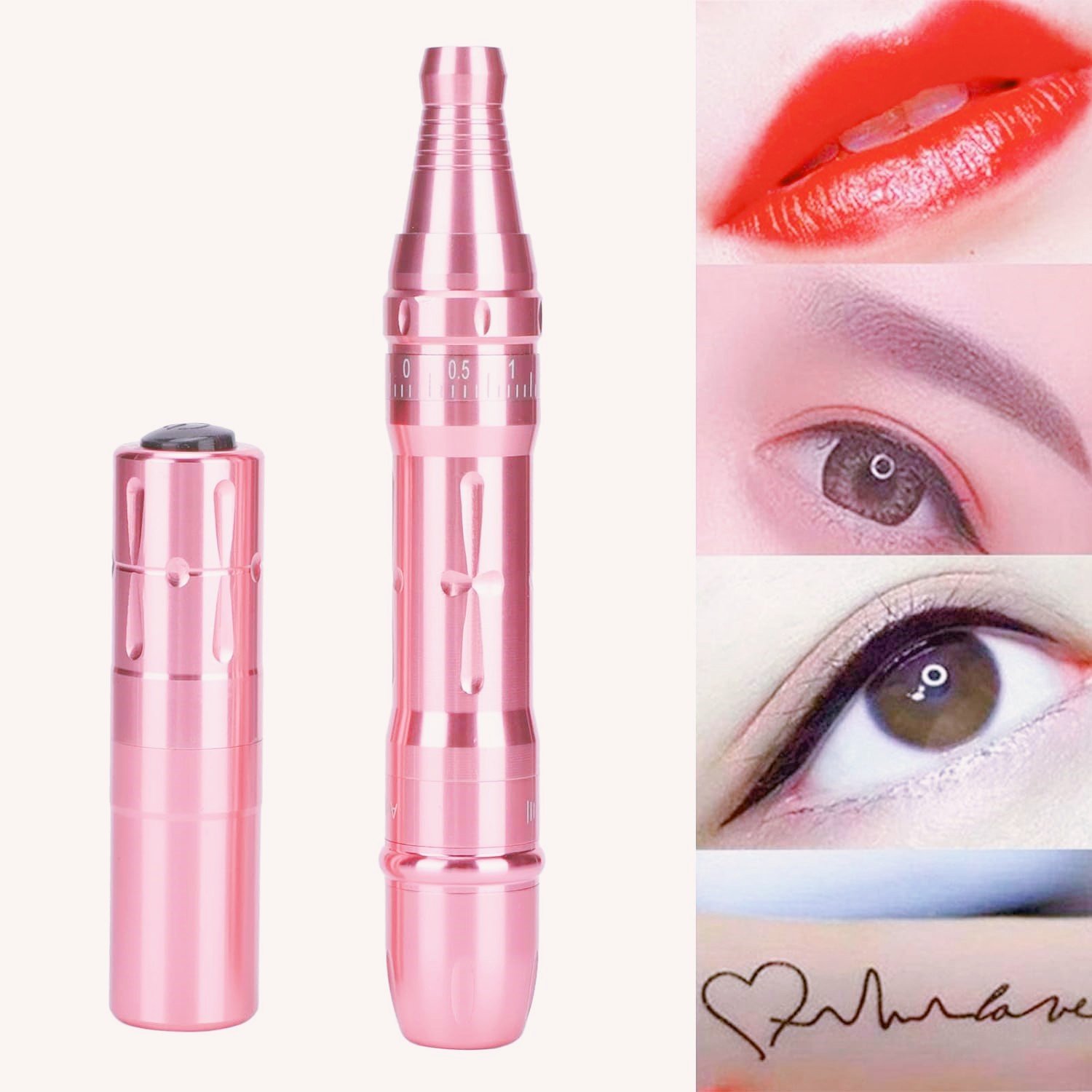 Wireless tattoo machine Ombre Eyebrows beginner permanent makeup set micropigmentation demographs diy