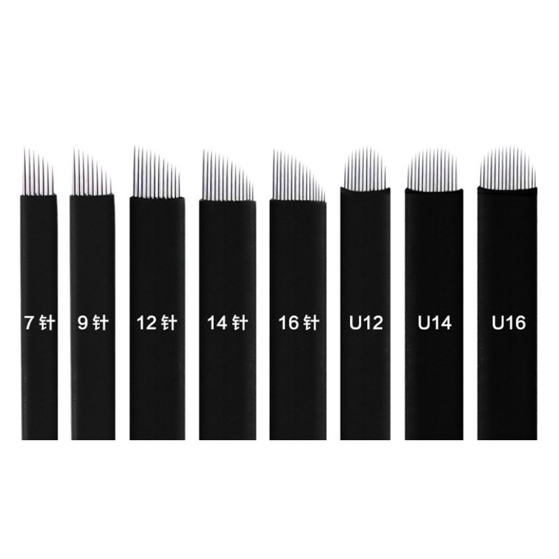 Extremely Thin 0.18mm Nano blades microblading needles Permanent Makeup Eyebrow Tattoo Needle Blade Microblade 3D Embroidery