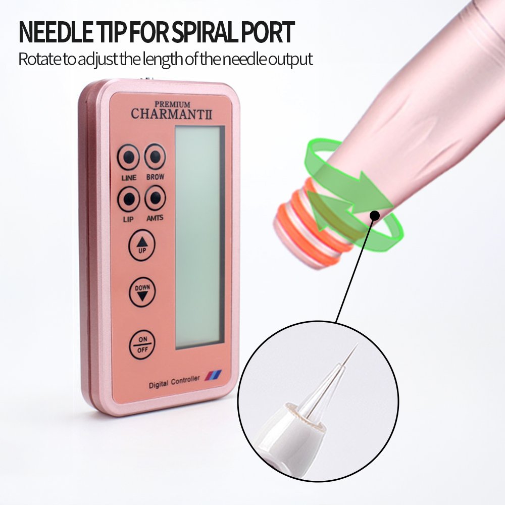 Wholesale Suppliers permanent makeup nano skin pen microneedling with universal dermograph needles wireless tattoo gun pen