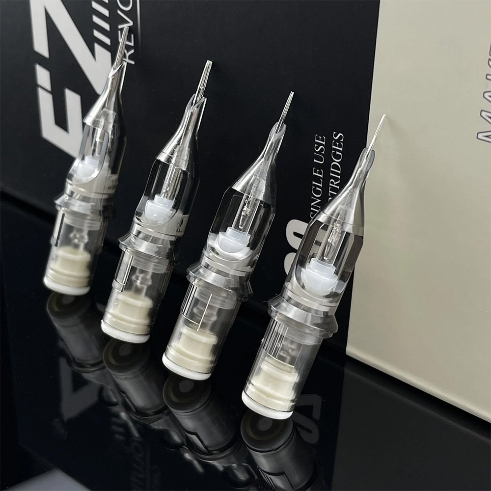 Wholesale EZ Tattoo Revolution RL 20Pcs Pure round tip disposable permanent makeup pmu cartridge needles