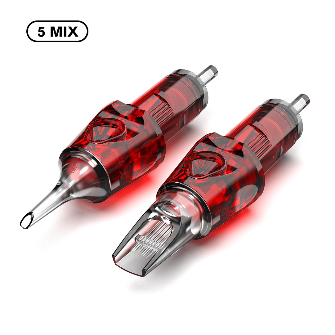 CNC High Quality Tattoo Needles Disposable Sterilized Tattoo Needle Cartridge Customized Box Cartridge Tattoo Needles