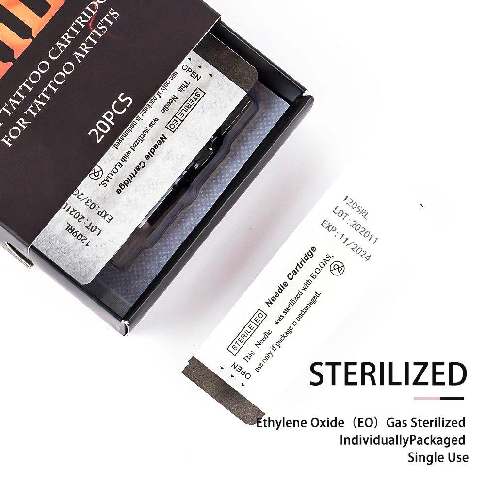 Wholesale Ambition U-REX 0.3mm 0.35mm RL M1 RM RS Tattoo Cartridges Round Liner Shader Curved Magnums Disposable Tattoo Needles