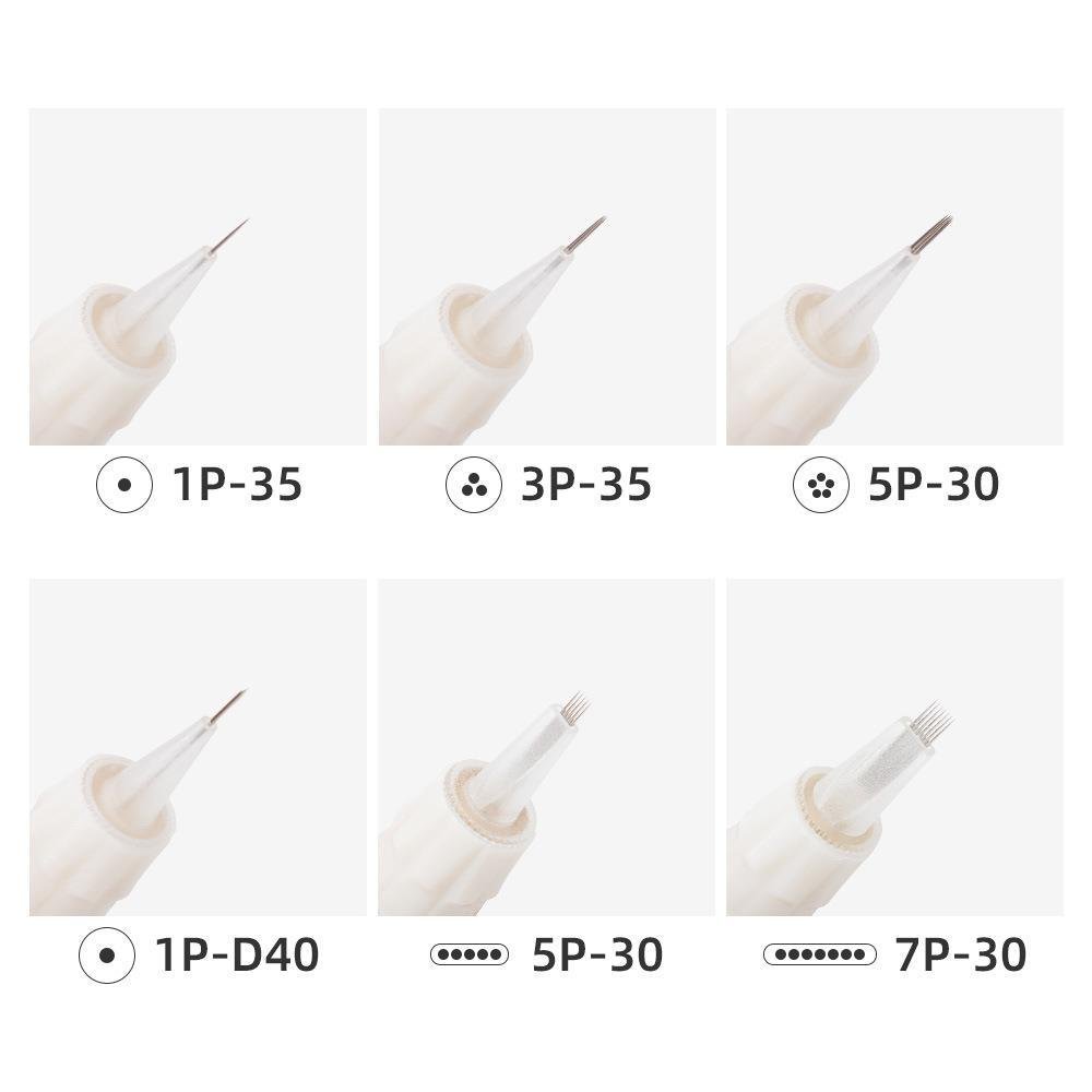Disposable 9mm Screw Tattoo Candy Cartridge Needles For Charmant 2 Machine Eyebrow Lips Permanent Makeup Tattoo Needles