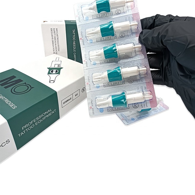 Competitive Custom MO Cartridge Tattoo Needles Permanent Makeup Supply Soft Membrane Liner Shader Cartridge Finger Ledge Needle