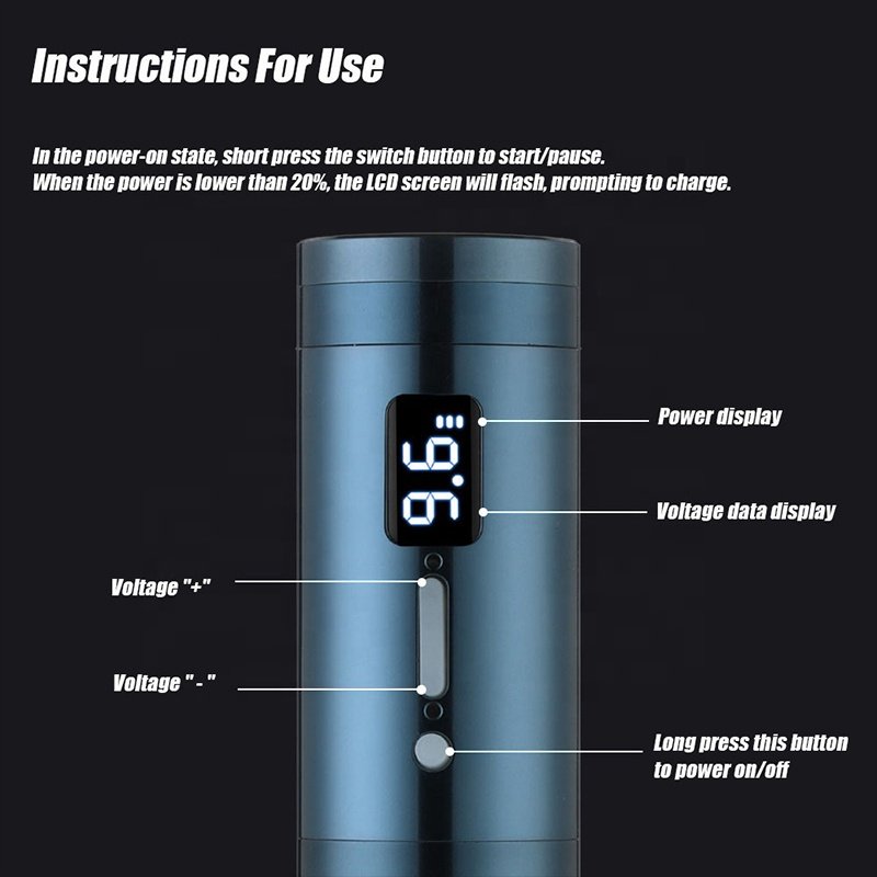 K3 Rechargeable Battery Tattoo Pen Microblading Pmu Permanent Makeup Gun Wireless Rotary Tattoo Machine