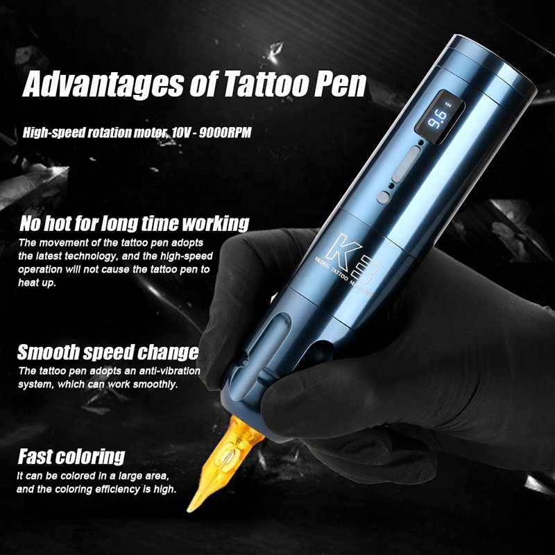 K3 Rechargeable Battery Tattoo Pen Microblading Pmu Permanent Makeup Gun Wireless Rotary Tattoo Machine