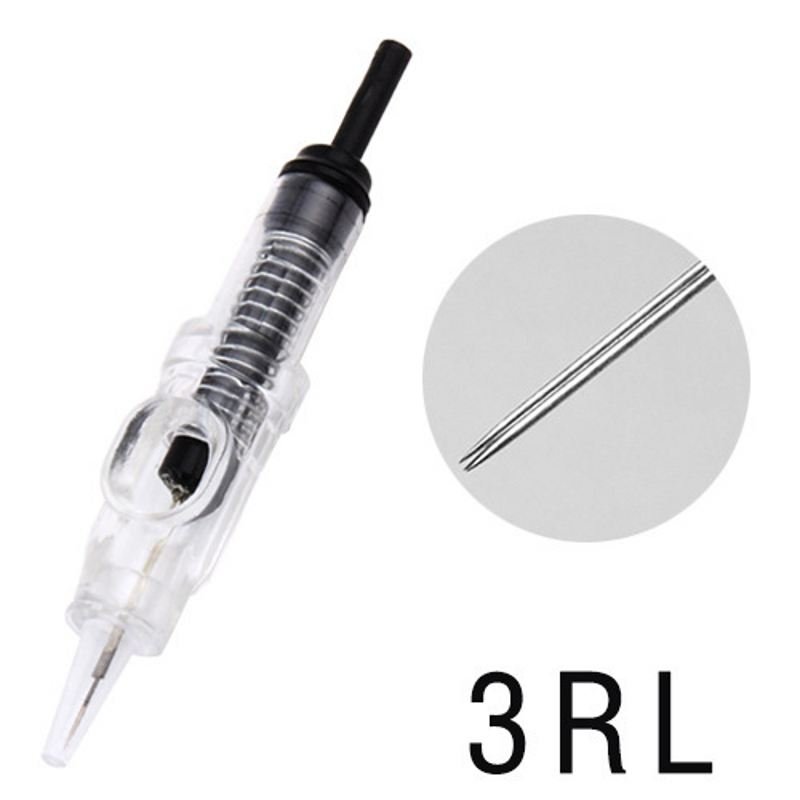 Tattoo Needle Disposable Sterilized Permanent Makeup Cartridge Needles Tips For Eyebrow Lip Agulha Easy Click