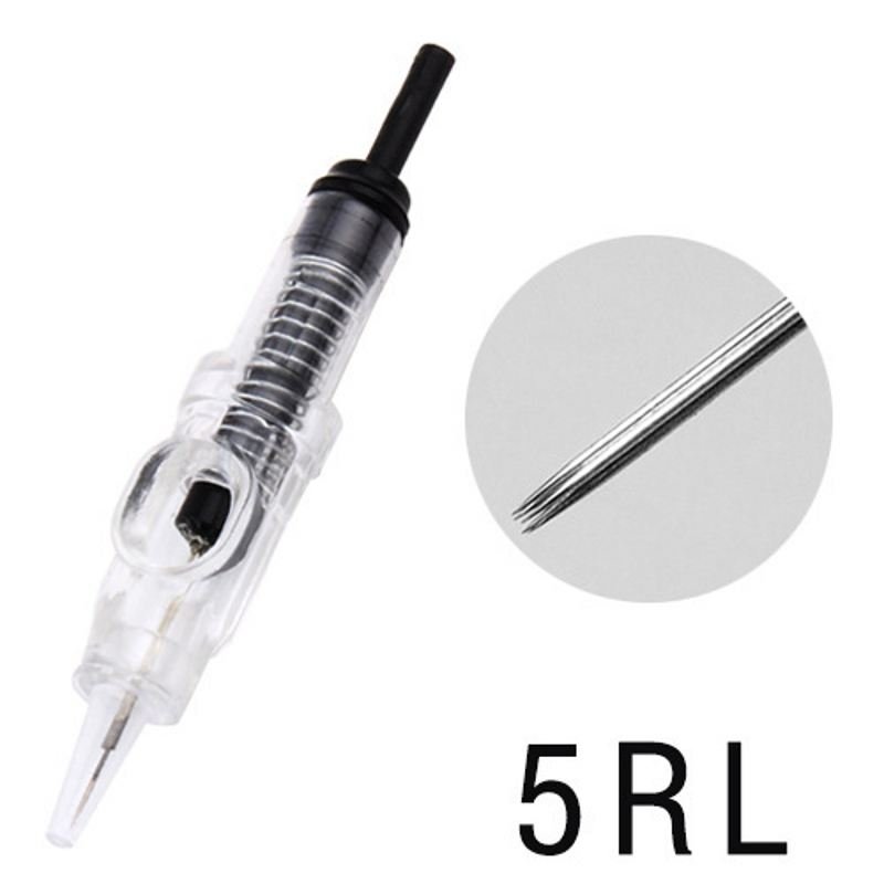 Tattoo Needle Disposable Sterilized Permanent Makeup Cartridge Needles Tips For Eyebrow Lip Agulha Easy Click
