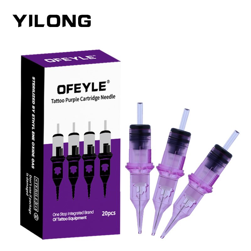 0401RL OFEYLE Disposable Hair Scalp Tattoo Permanent Makeup Cartridge Tattoo Needles 0.18mm For Eyebrows Eyeliner Lips Tattoo