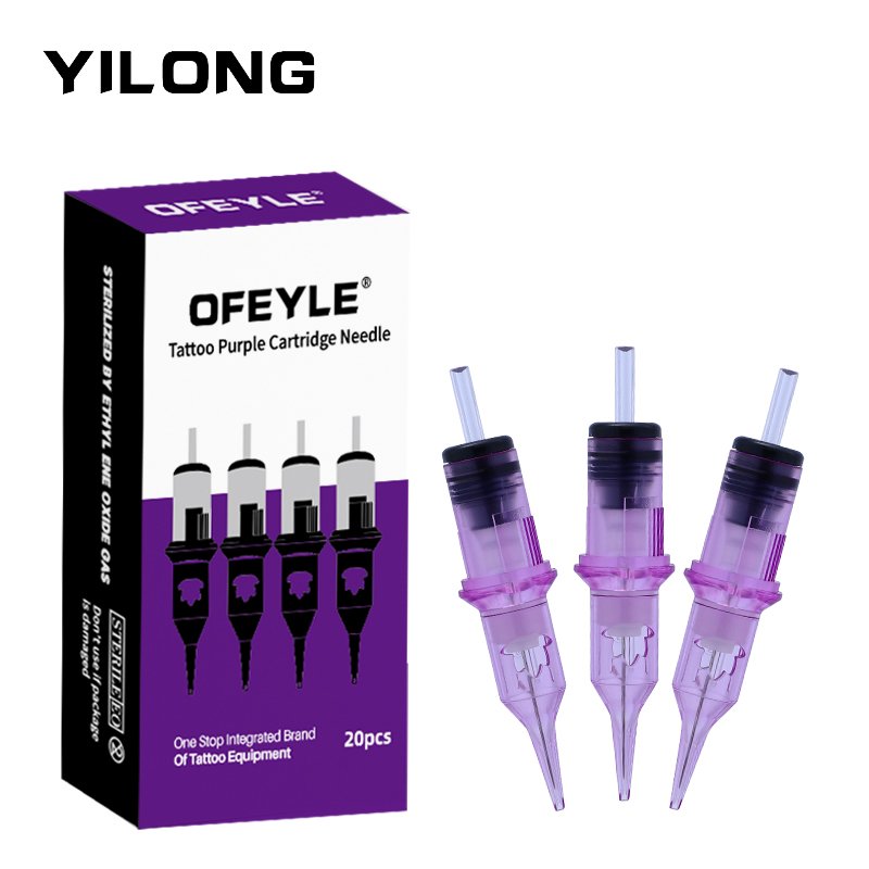 0401RL OFEYLE Disposable Hair Scalp Tattoo Permanent Makeup Cartridge Tattoo Needles 0.18mm For Eyebrows Eyeliner Lips Tattoo