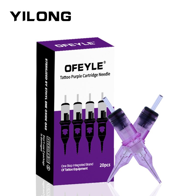 0401RL OFEYLE Disposable Hair Scalp Tattoo Permanent Makeup Cartridge Tattoo Needles 0.18mm For Eyebrows Eyeliner Lips Tattoo