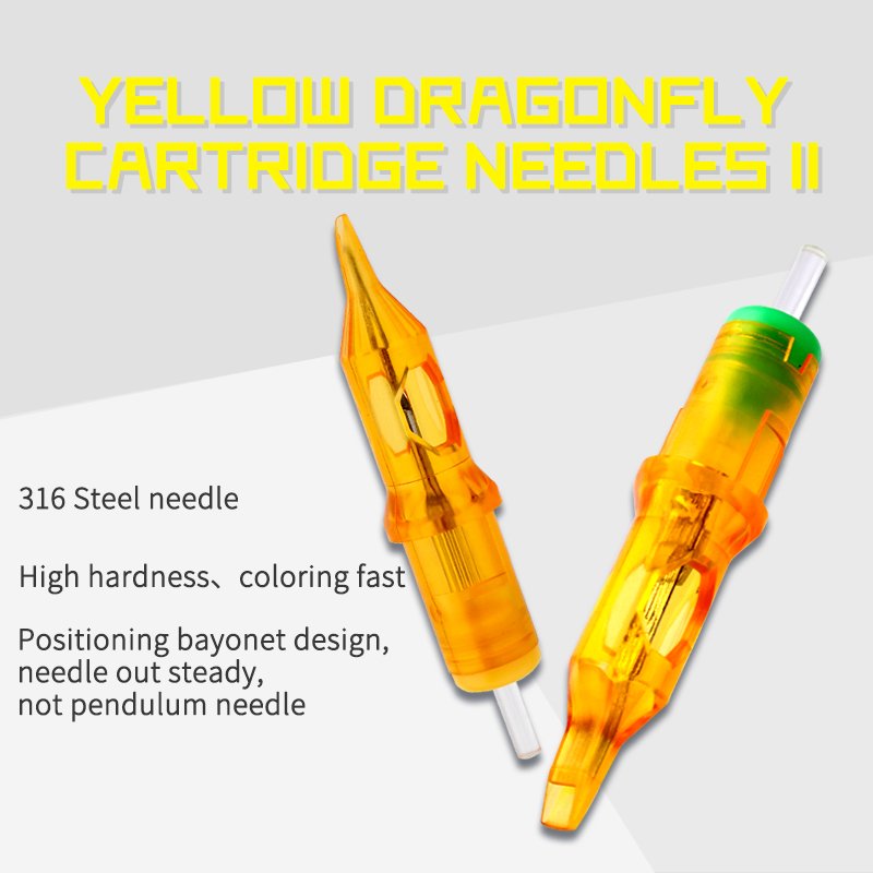 20pcs Disposable Professional Tattoo Makeup Cartridge Needles Sterilized Safety Tattoo Pen Machine Permanent Cartridge Needles