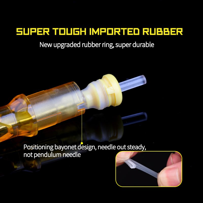 20pcs Disposable Professional Tattoo Makeup Cartridge Needles Sterilized Safety Tattoo Pen Machine Permanent Cartridge Needles
