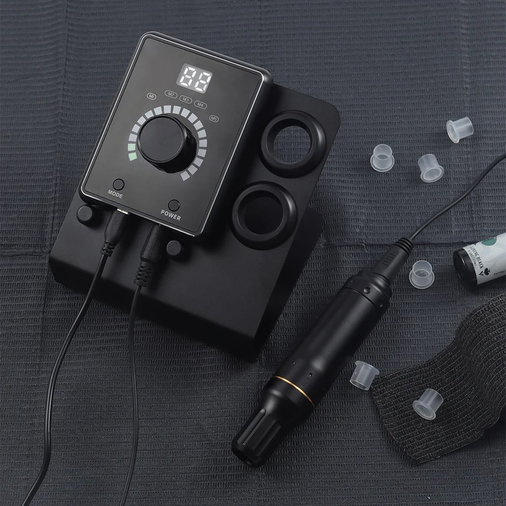 Ambition Adjustable Speed Permanent Makeup Lip Microblading Machine Rotary Pen Eyebrow Tattoo Machine