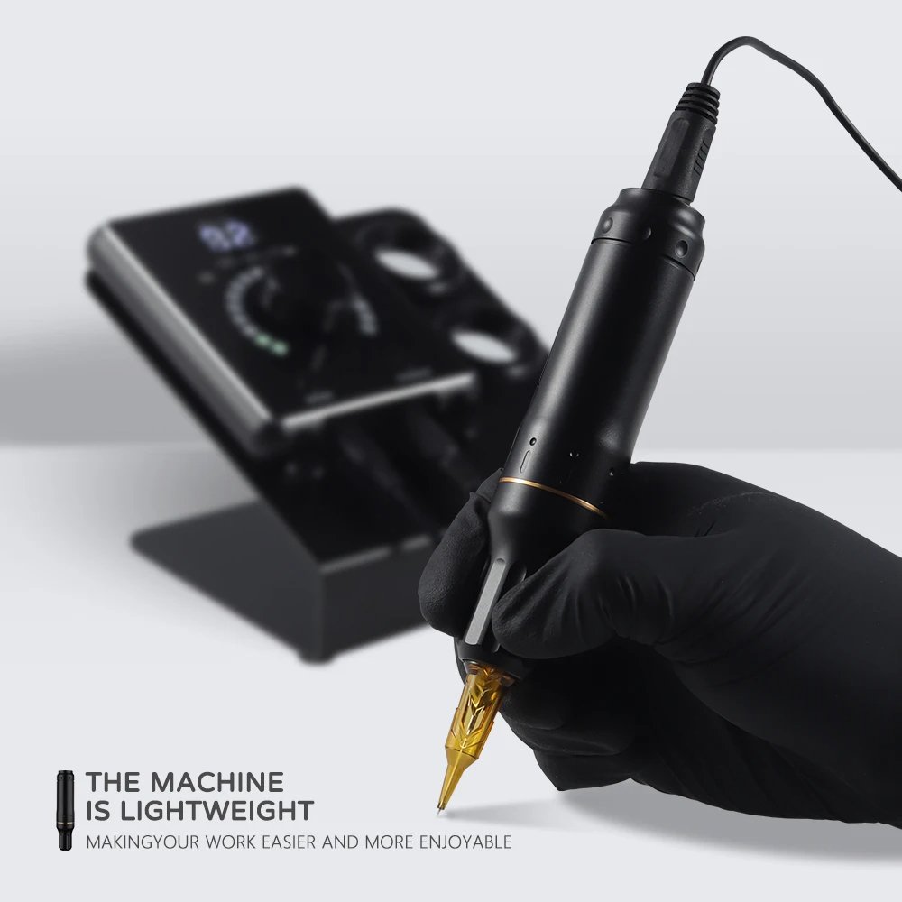 Ambition Adjustable Speed Permanent Makeup Lip Microblading Machine Rotary Pen Eyebrow Tattoo Machine