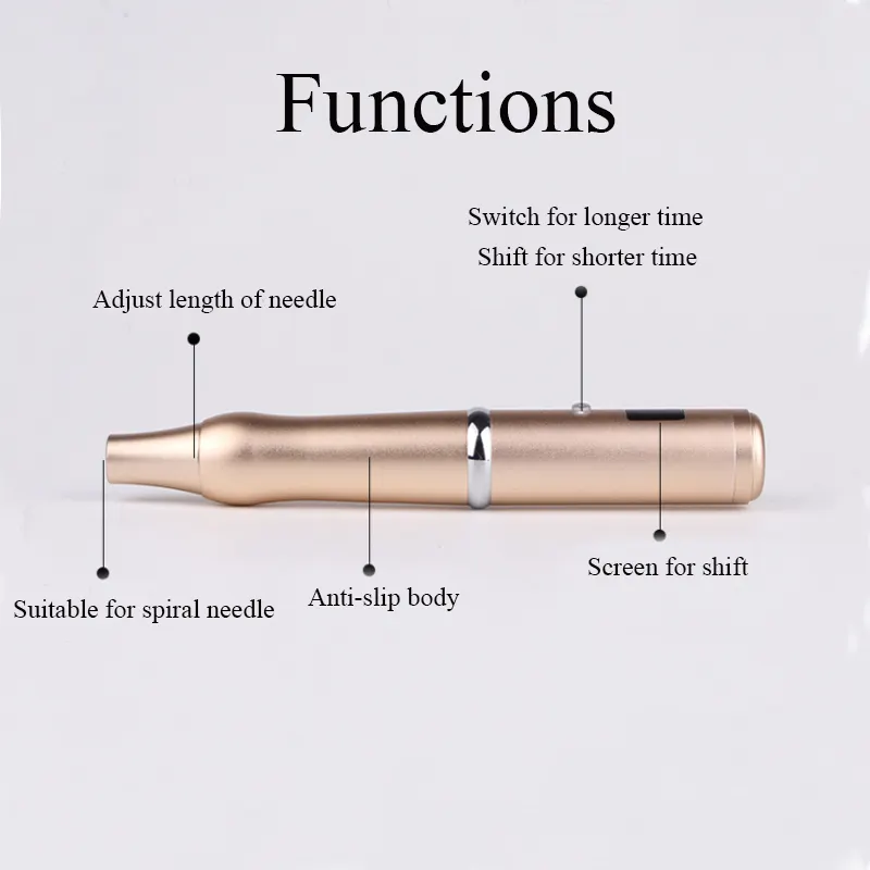 High Quality Permanent Makeup Product Supply Cosmetic Eyebrow Tattoo Machine 3 Levels Wireless Gun Kit Microblading Eyebrow Pen