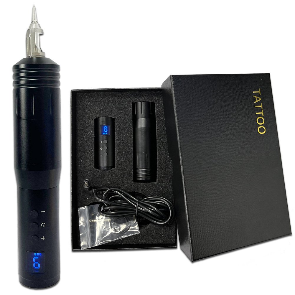 High Quality Tattoo Machine Digital Display Motor pen one-piece needle Equipment Permanent Makeup Microblading Pen