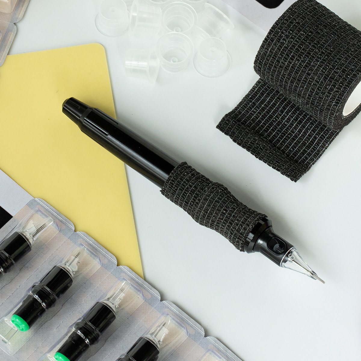 Manual Tattoo Pen Kit Traditional Microblading Eyebrow Pen Needle Cartridge Manual Tattoo Pen Set
