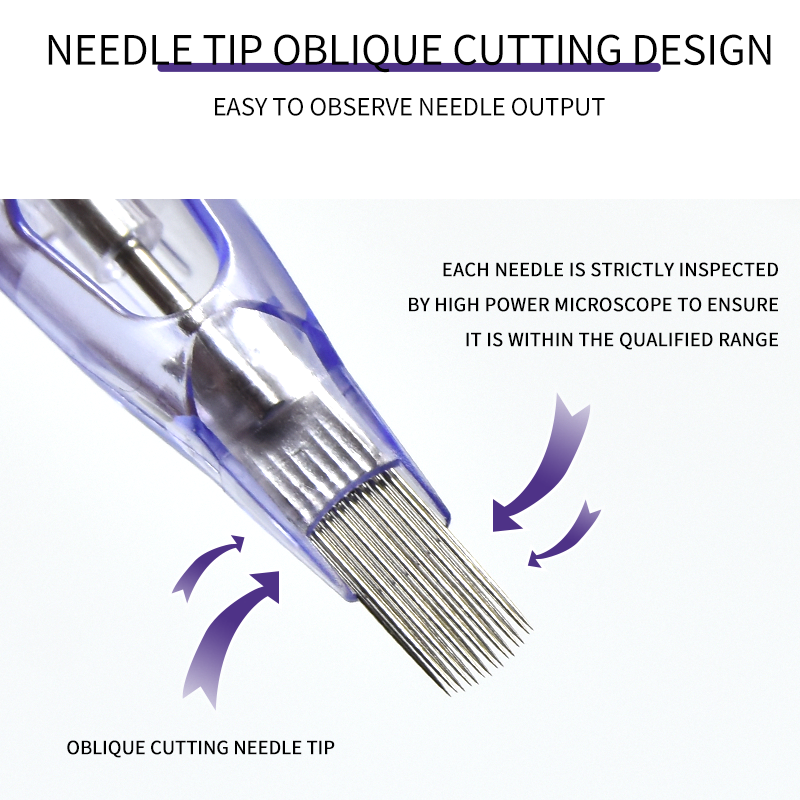 New Style Peramenent Cartridges Tattoo Needle Pmu Nano Brow Microblading Tattoo Needle