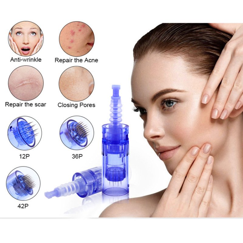 Dr Pen A6 Replacement 36 Pins Cartridges Ultima Bayonet Slot Disposable Parts MTS Nano 0.25mm Professional Body Care Tattoo 24