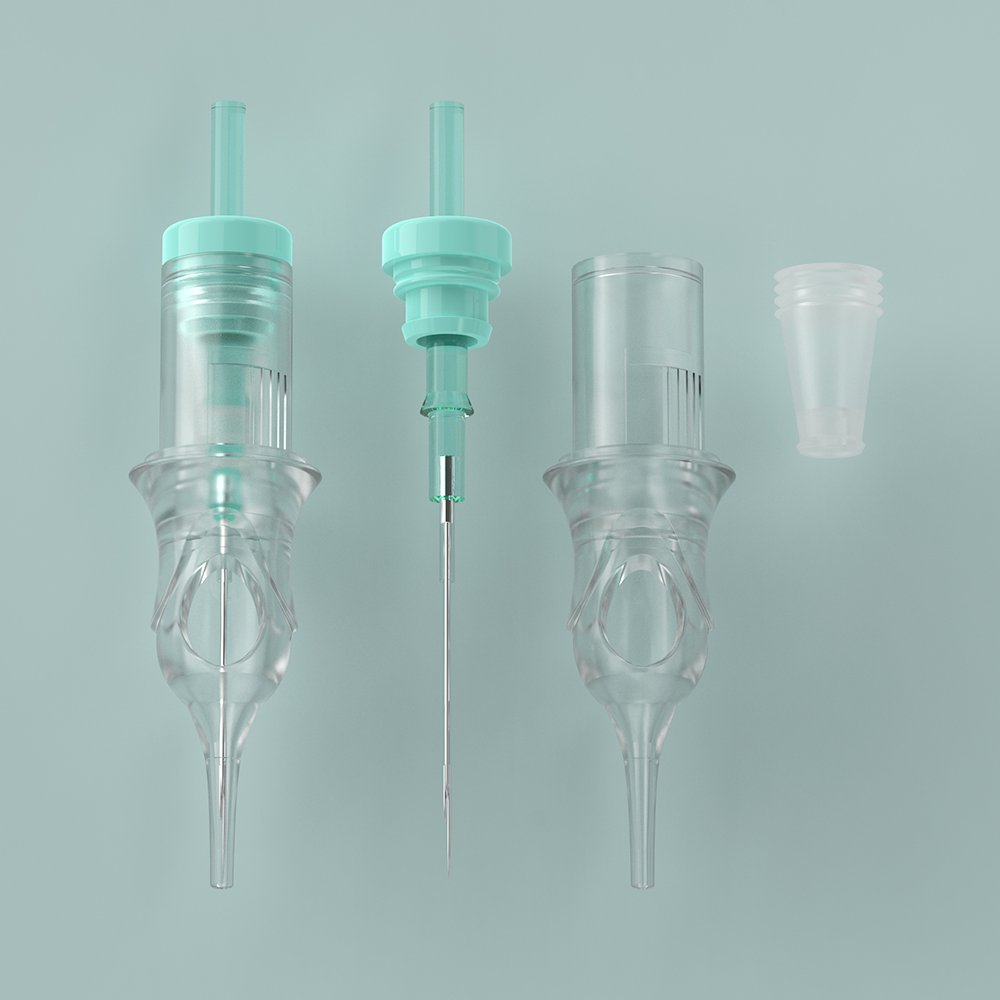 Disposable permanent makeup needle tattoo cartridge sterilized microblading cartridge needles tattoo