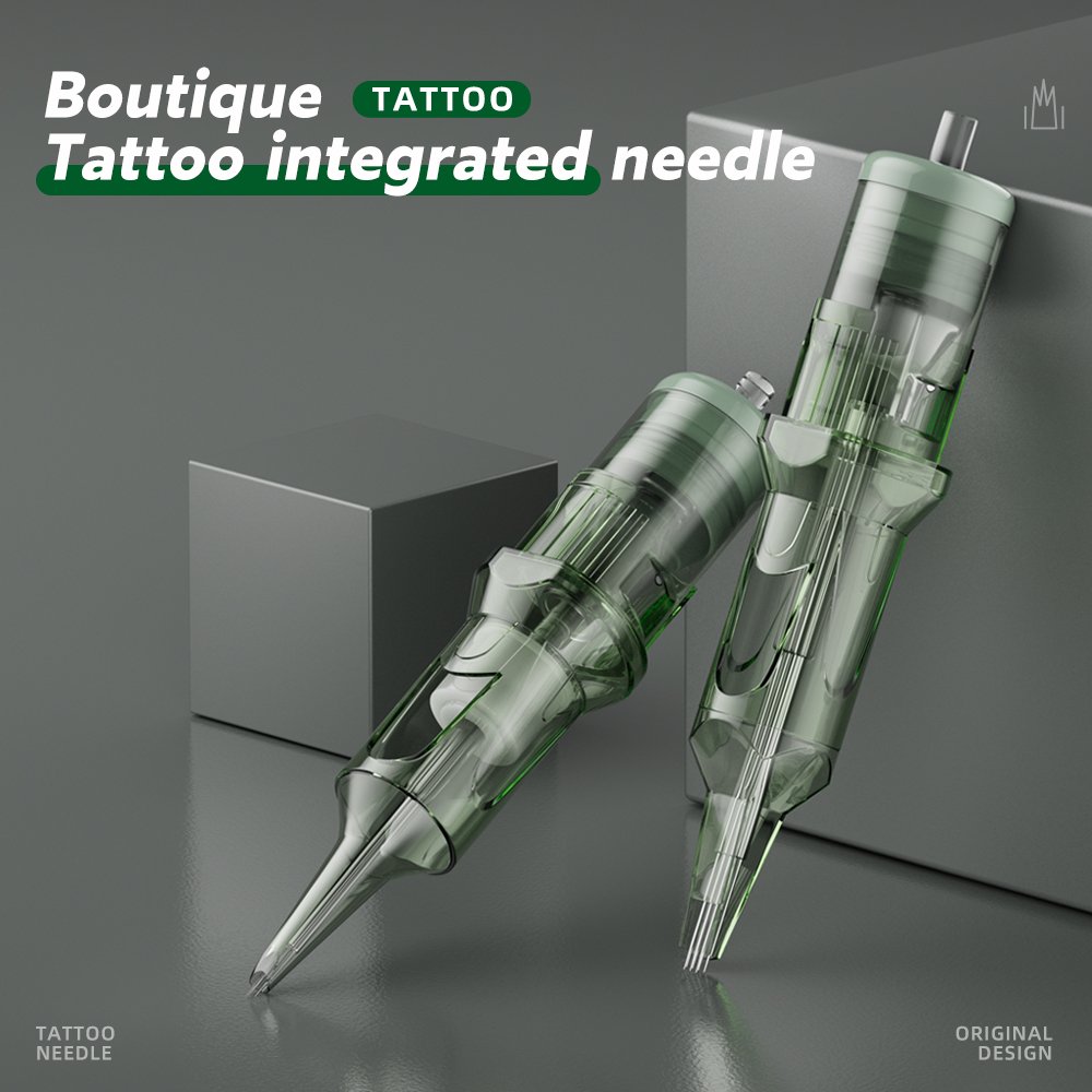 Tuffking Green Jadeite RL RS RM M1Tattoo Needle Cartridge Factory Direct Sale OEM Disposable Needle Customize Blister Support