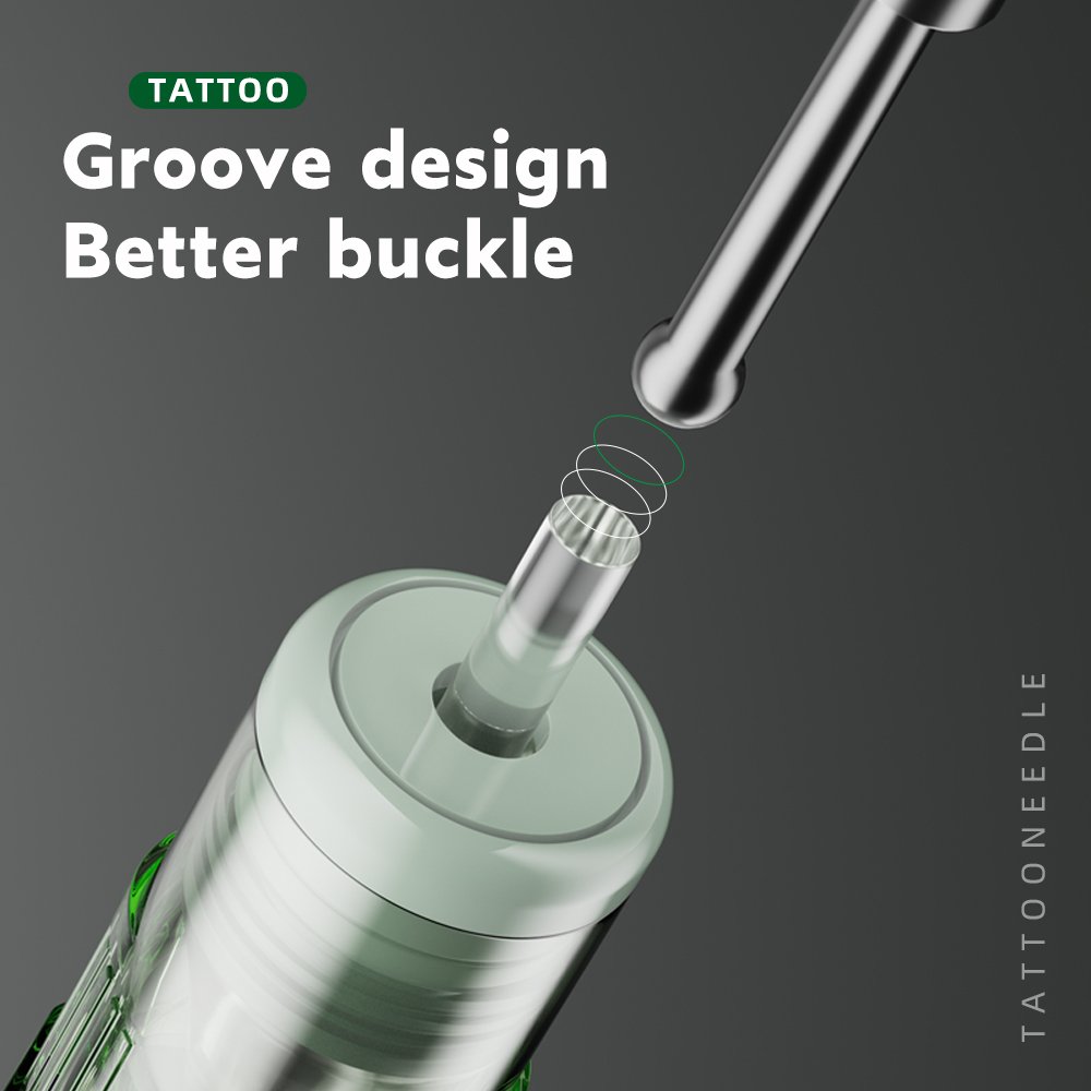 Tuffking Green Jadeite RL RS RM M1Tattoo Needle Cartridge Factory Direct Sale OEM Disposable Needle Customize Blister Support