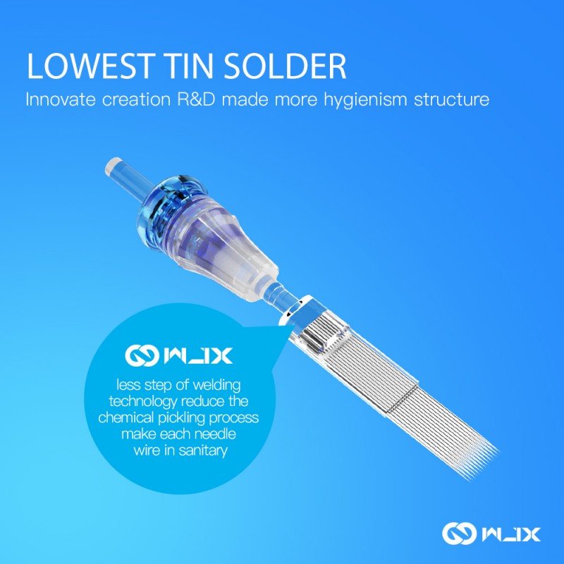 Professional Cartridges Disposable Eyebrow Hollow Permanent Premium Microblade Sterile