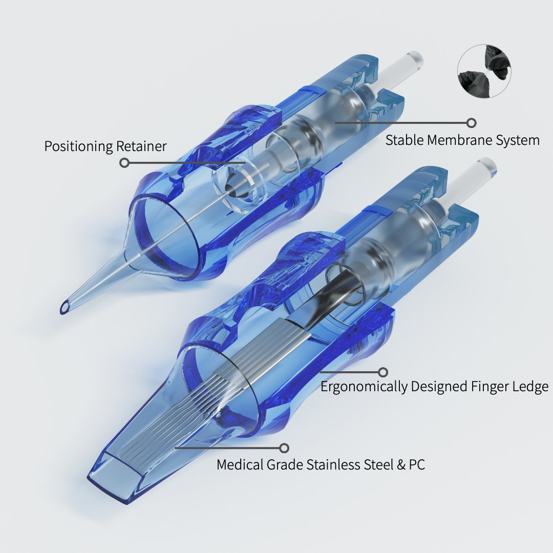 Tattoo Cartridge Needle Disposable Sterilized Makeup Needles For Tattoo Machine Pen Gun