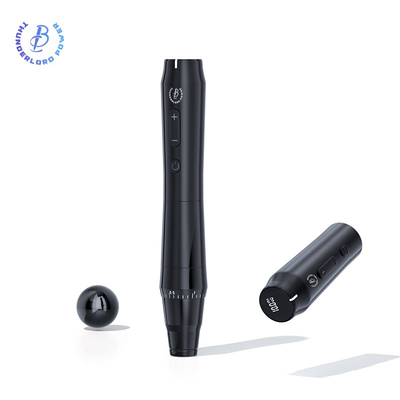 Dermografo profoessional! Two 1000MAH batteries Biomaser TP010 wireless micropigmentation dermograph for PMU/SPMU+MTS