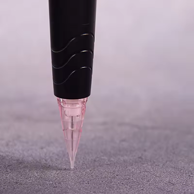 Professional Mini Tattoo Pen Machine with four colors Needle two spare batteries