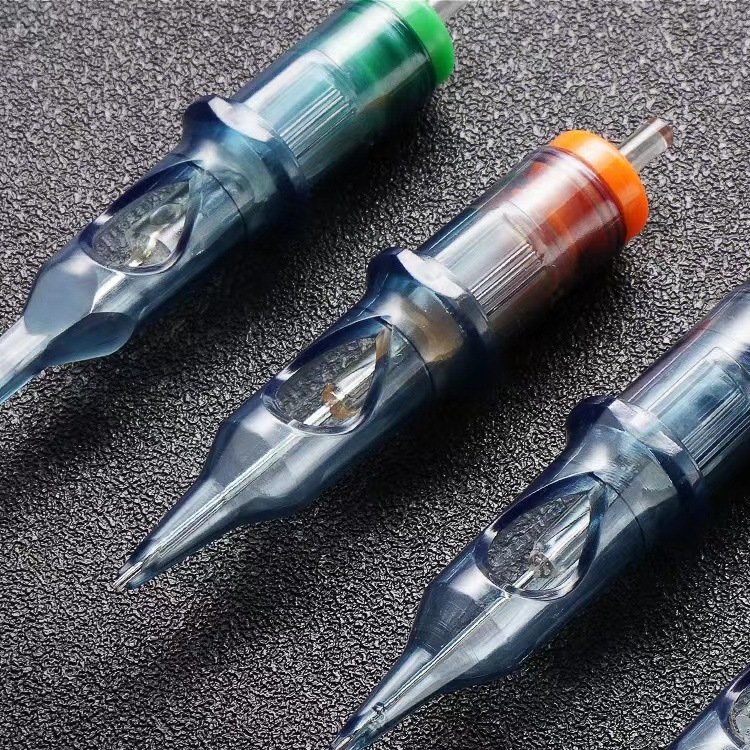Blue Whale Tattoo Needle Cartridge 10pcs Permanent Makeup Sealed Tattoo Machine Needle