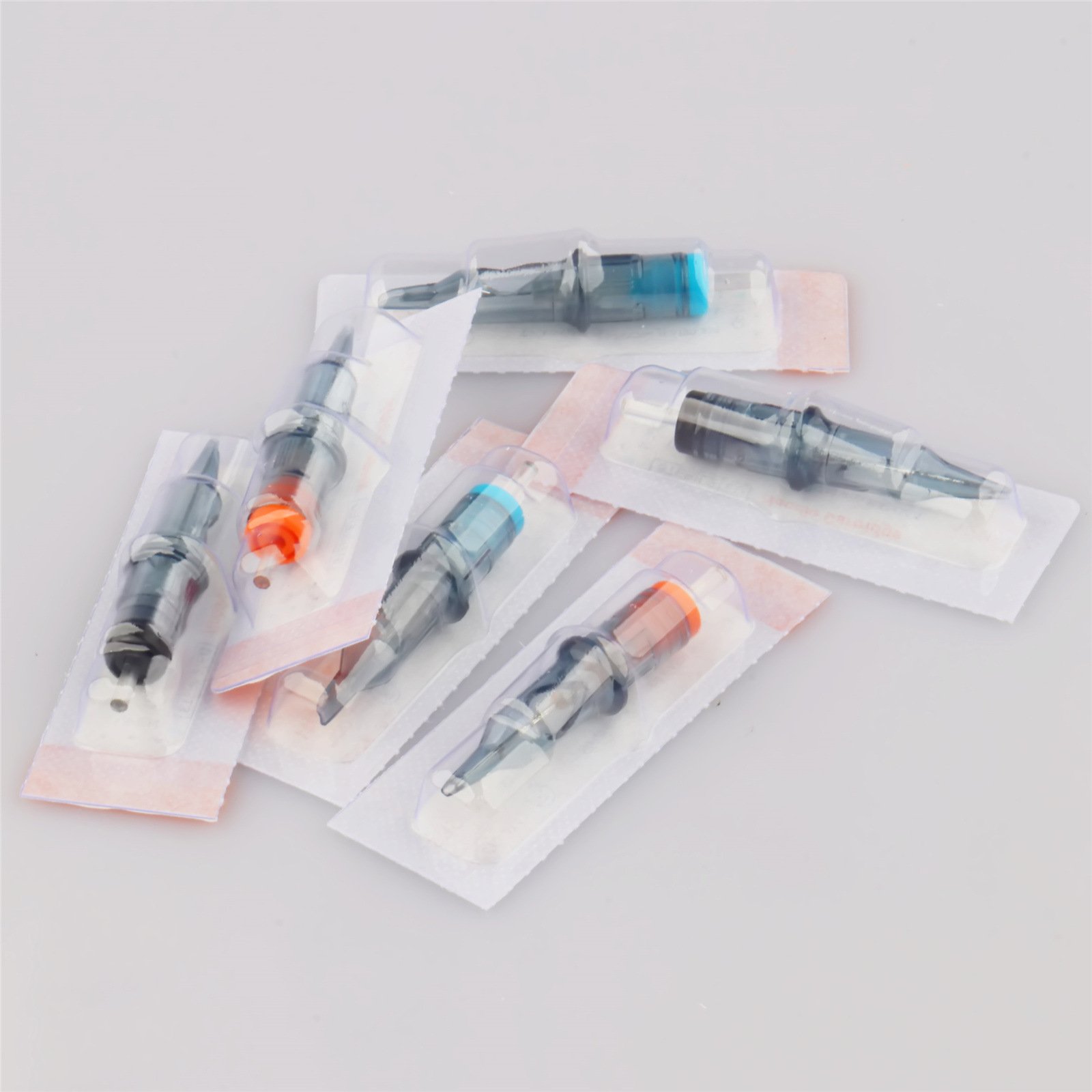 Blue Whale Tattoo Needle Cartridge 10pcs Permanent Makeup Sealed Tattoo Machine Needle