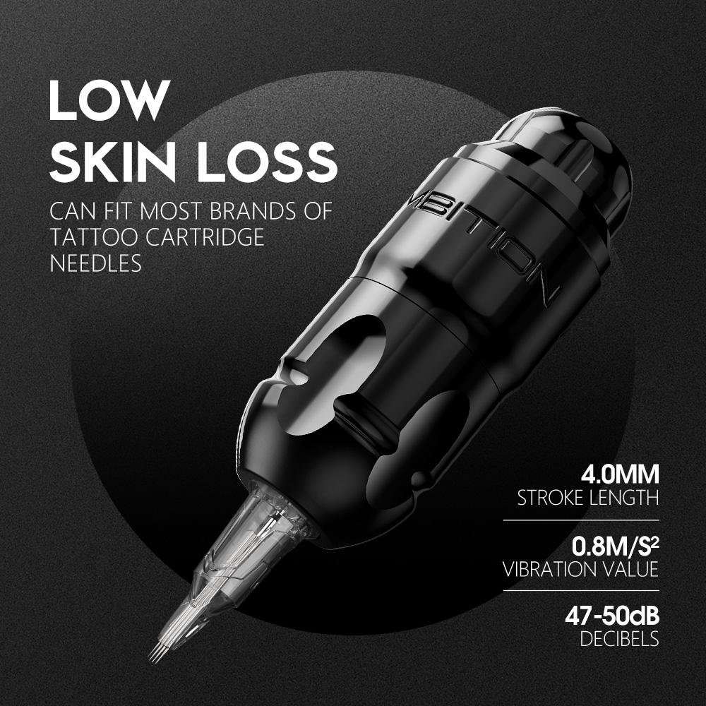 XNET Lutin Brushless Motor 3.5mm/4.0mm Stroke Straight Drive Rod Professional Rotary Tattoo Machine Pen Gun for Body Art