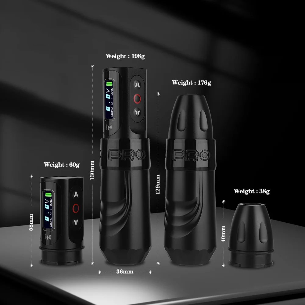 Microblading Supply Wholesale Wireless Double Battery MaxTattoo Pen Machine With 4mm Stroke Custom LOGO