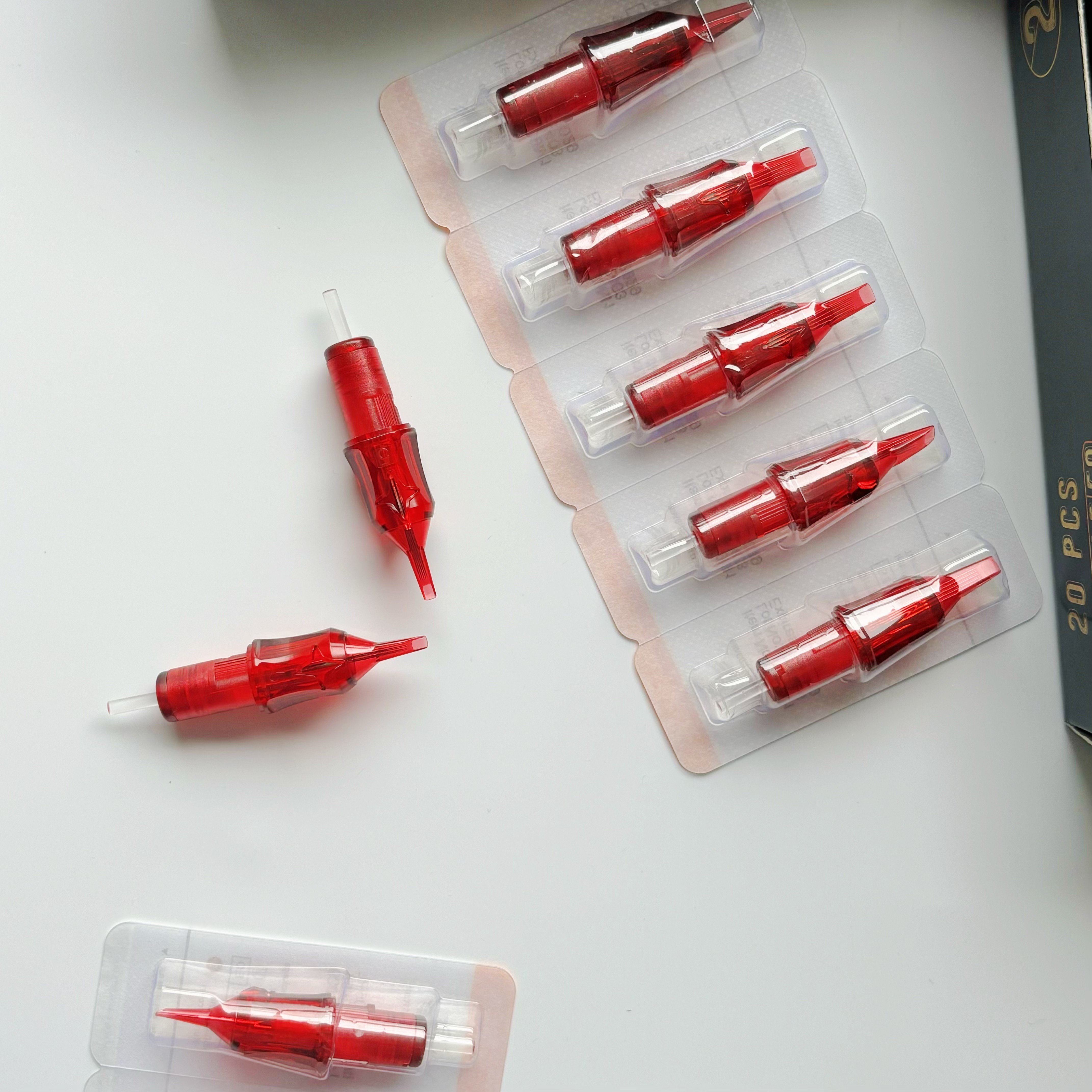 Red Heart Wholesale Price Tattoo Cartridge Needles For Permanent Makeup