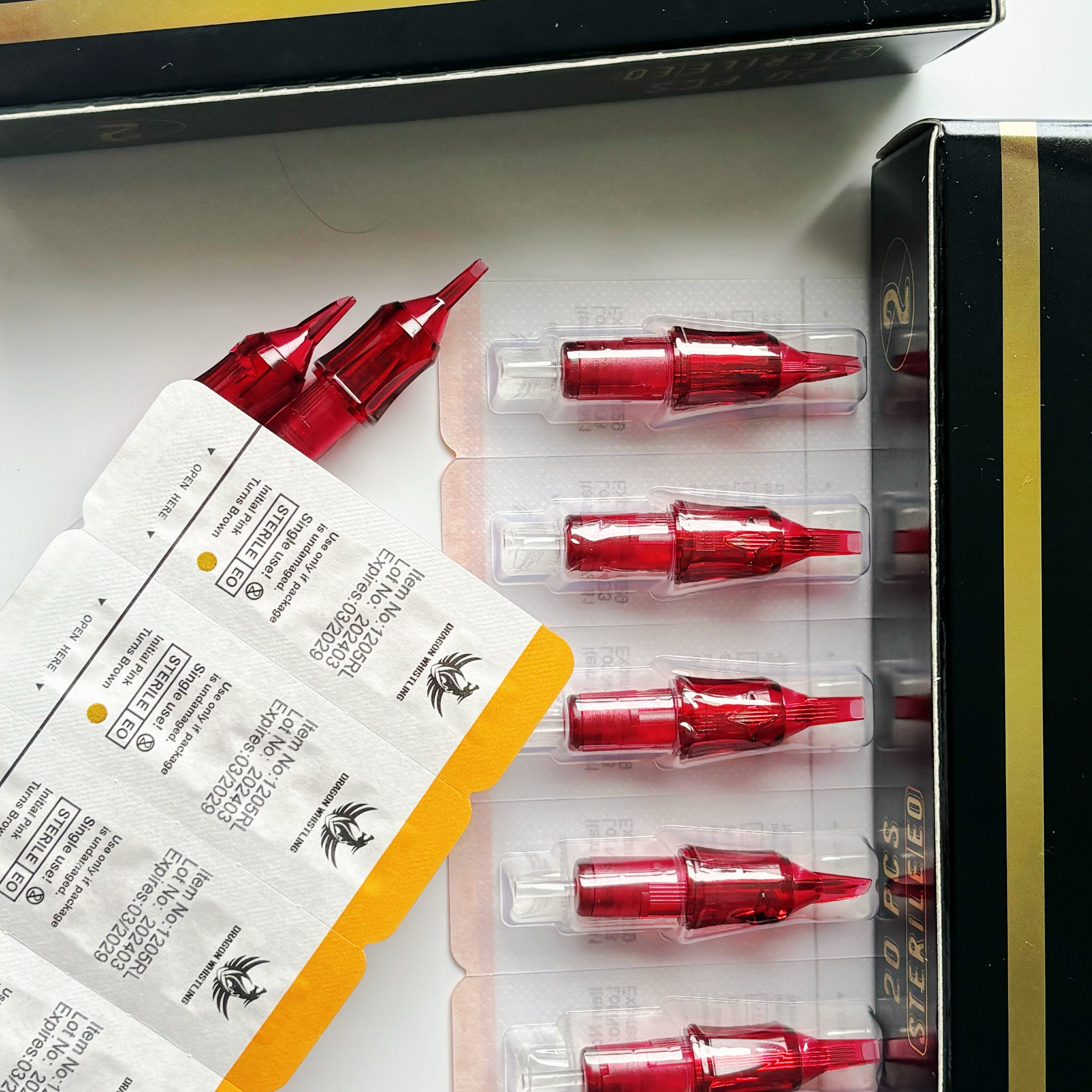 Red Heart Wholesale Price Tattoo Cartridge Needles For Permanent Makeup