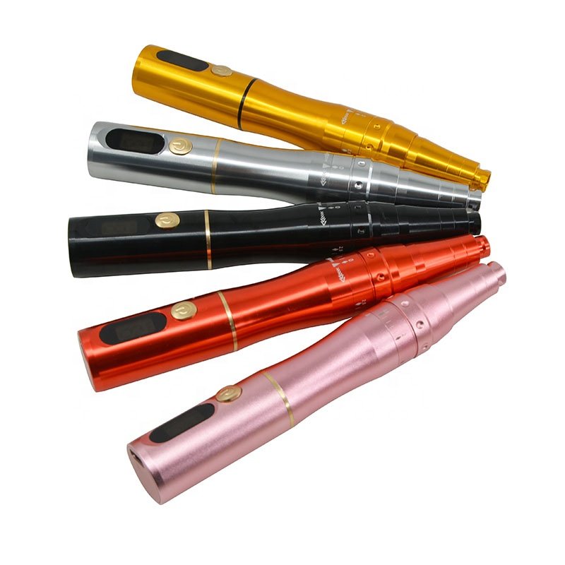 Professional Digit Microblading Pmu Permanent Makeup Gun Eyebrow Lip Temporary Set Pen Wireless Rotary Tattoo Machine