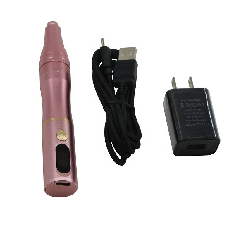 Professional Digit Microblading Pmu Permanent Makeup Gun Eyebrow Lip Temporary Set Pen Wireless Rotary Tattoo Machine
